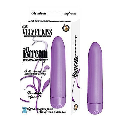 Novelties By Nass walk Inc Novelties By Nass-walk Inc Velvet Kiss Iscream Personal Massager, Purple