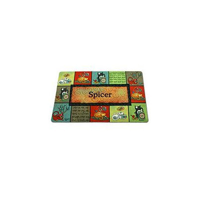 Drymate Kitty Chaos Personalized Cat Litter Box Mat