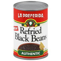 La Preferida Bean Refried Black Authen -Pack of 12
