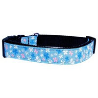 Mirage Pet Products 125-005 SMBL Butterfly Nylon Ribbon Collar Blue Sm
