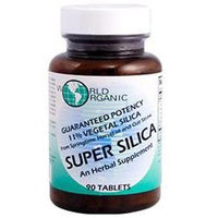 World Organic - Super Silica - 90 Tablets with Oat Straw Extract