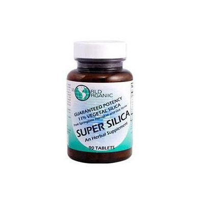 World Organic - Super Silica - 90 Tablets with Oat Straw Extract