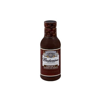 Budweiser Sauce Bbq Sweet 18 OZ, Pack Of 6