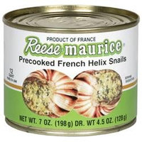 Reese Maitre Jacques Precooked Helix Snails Escargot 7 oz Pack of 6