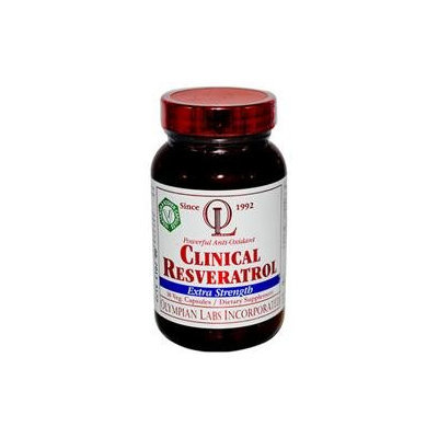 Olympian Labs Inc, Clinical Resveratrol, Extra Strength, 30 Veggie
