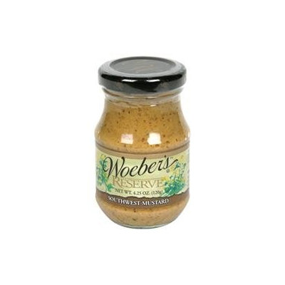 Woeber's Mustard Sw Reserve 4.25 OZ (Pack of 6)