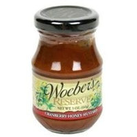 Woeber's Mustard Cran Honey Reserve 5 OZ (Pack of 6)