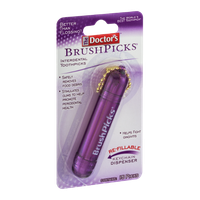 The Doctor's Brush Picks Keychain Dispenser - 15 CT