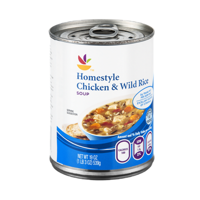 Ahold Soup Homestyle Chicken & Wild Rice