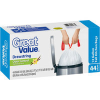 Great Value Vanilla Scent Odor Control Drawstring Tall Kitchen Bags