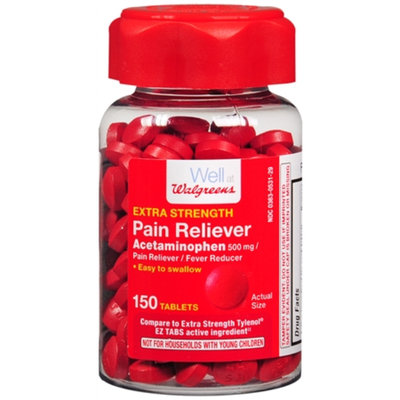 Walgreens Pain Reliever Extra Strength Easy Tablets, 150 ea