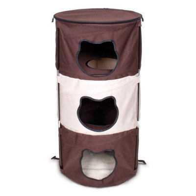 Ware Mfg Ware Manufacturing Pop-Up 3 Level Kitty Condo