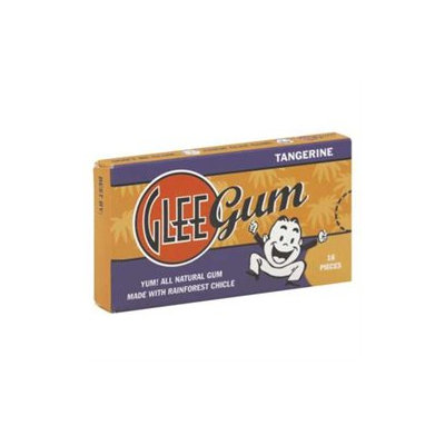 Glee Gum - All Natural Chewing Gum Tangerine - 18 Pieces