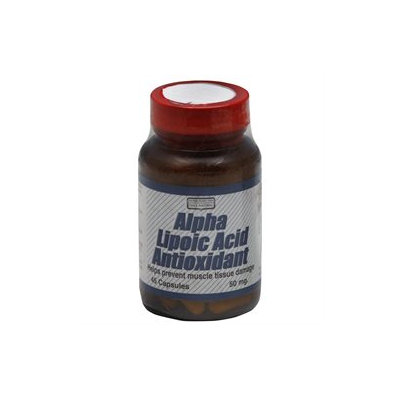Only Natural Alpha Lipoic Acid Antioxidant - 45 Capsules - Alpha Lipoic Acid