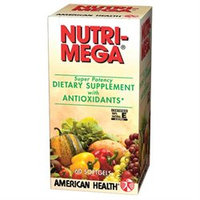 American Health Nutri Mega Super Potency With Antioxidants - 60 Softgels