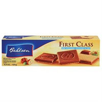 Bahlsen First Class Wafers Milk Chocolate Hazelnut - 4.4 oz