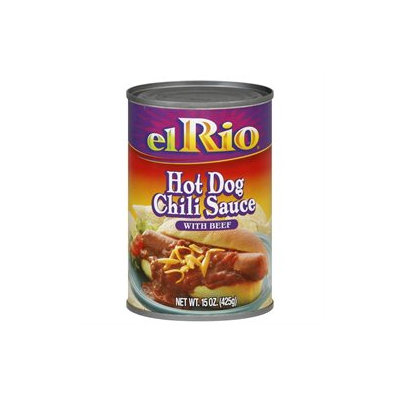 El Rio Sauce Hot Dog Chili Beef -Pack of 12