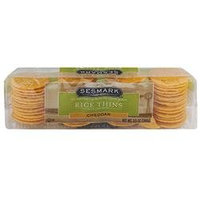 Sesmark Foods BG18025 Sesmark Foods Rice Thins Cheddar - 12x3.5OZ