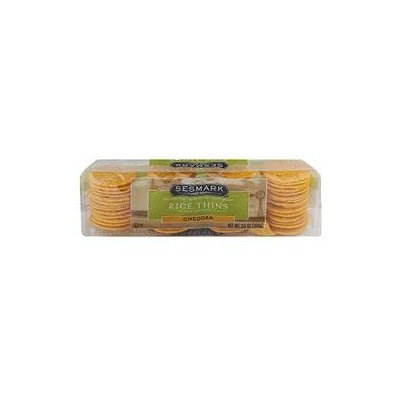 Sesmark Foods BG18025 Sesmark Foods Rice Thins Cheddar - 12x3.5OZ