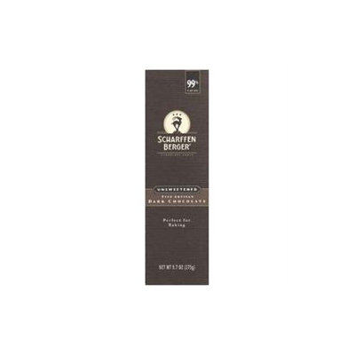 Scharffen Berger - Baking Chocolate Bar 99 Cacao Unsweetened - 9.7 oz.