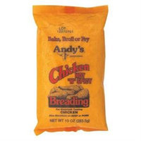 Andy's Andys Seasoning Hot N Spicy Chicken Breading, 10 oz, - Pack of 12