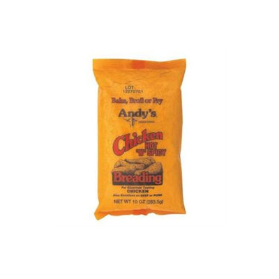 Andy's Andys Seasoning Hot N Spicy Chicken Breading, 10 oz, - Pack of 12