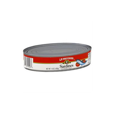 La Preferida Sardines in Tomato Sauce - 24 Cans (15 oz ea)