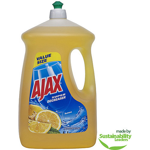 Ajax Super Degreaser Lemon Dishwashing Liquid, 90 fl oz