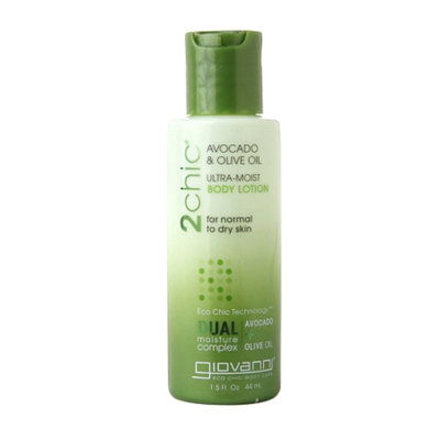 Giovanni 2chic Ultra-Moist Body Lotion Avocado & Olive Oil, Travel Sized, 2 fl oz