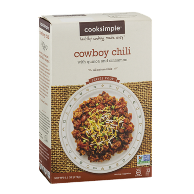 Cooksimple Cowboy Chili Mix With Quinoa And Cinnamon