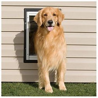 Pet Safe PetSafe PPA11-10917 Aluminum Wall Entry Pet Door - Large