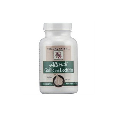 Arizona Natural Resource Allrich Odorless Garlic with Lecithin 100 Capsules