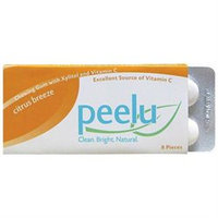 Peelu Chewing Gum Display Case - Citrus Pack of 12