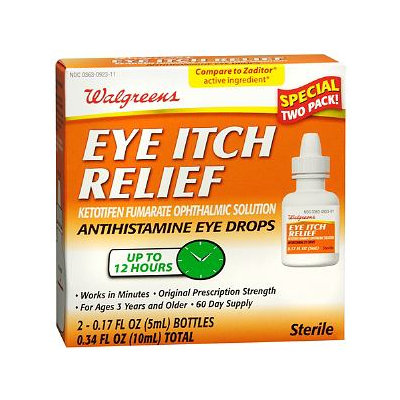 Walgreens Eye Itch Relief Anatihistamine Eye Drops
