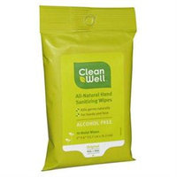Clean Well Hand Sanitizing Wipes - Pocket Pack 10 Wipes