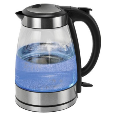 Kalorik Glass Water Kettle - Black/Stainless Steel