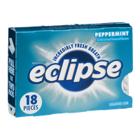 Wrigley's Eclipse Sugar Free Gum Peppermint - 18 CT