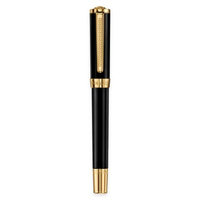 Versace Olympia Rollerball Pen Black with Gold Trim