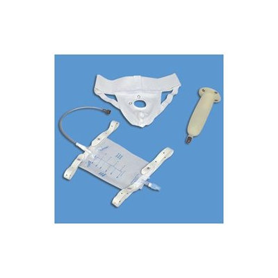 Mabis Healthcare Mabis Suspensory Male Urinal Lavatory Incontinence Aid - Sheath & Bag