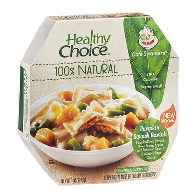 Healthy Choice Cafe Steamers Pumpkin Squash Ravioli