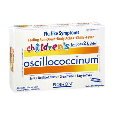 Boiron Children's Oscillococcinum Flu-Like Symptoms Homeopathic Medicine