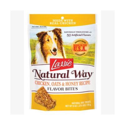 Lassie Natural Way Chicken, Oats & Honey Flavor Bites