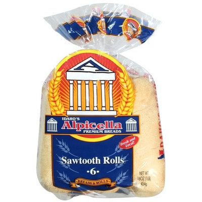 Idaho's Alpicella Premium Breads Sawtooth Rolls, 16 oz