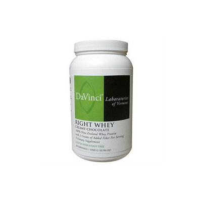 DaVinci Laboratories - Right Whey New Zealand Whey Protein Creamy Chocolate Flavor - 2.29 lbs.