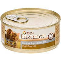 Nature's Variety Instinct Grain-Free Limited Ingredient Diet Duck Canned Cat Food, 5.5 oz, Case of 12