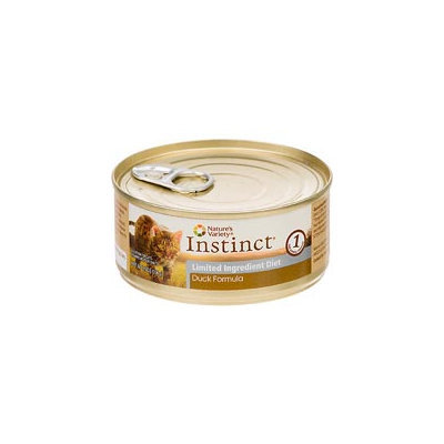 Nature's Variety Instinct Grain-Free Limited Ingredient Diet Duck Canned Cat Food, 5.5 oz, Case of 12