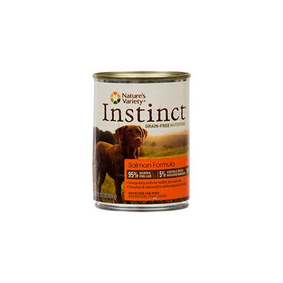 Nature's Variety Instinct Grain-Free Salmon Canned Dog Food, 13.2 oz, Case of 12