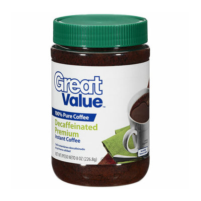 Great Value Premium Decaffeinated Instant Coffee