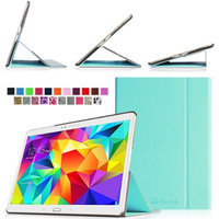 Fintie Ultra Slim Light Weight Stand Supports Three Viewing Angles Case for Samsung Galaxy Tab S 10.5 Tablet, Blue