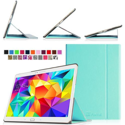 Fintie Ultra Slim Light Weight Stand Supports Three Viewing Angles Case for Samsung Galaxy Tab S 10.5 Tablet, Blue